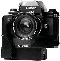 Nikon F mit Motorantrieb F36