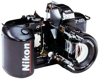 Nikon F401x Schnittmodell