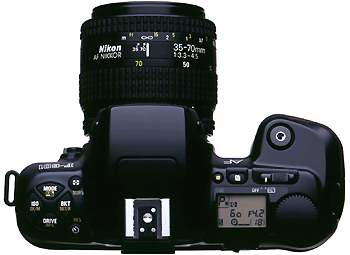 Nikon F601 Aufsicht