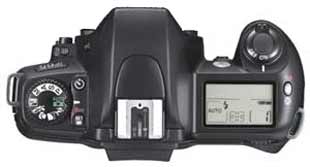 Nikon F65 Aufsicht